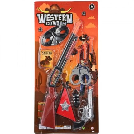 Καρτέλα Cowboy Καραμπίνα-Όπλο-Μάσκα (59x29cm) 708Α-05 3+ - Martin Toys