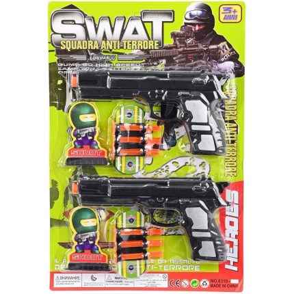 Καρτέλα Swat 38cm με 2 όπλα (38x26cm) 8310-07 3+ - Martin Toys