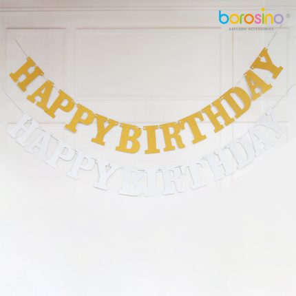Χρυσή Γιρλάντα Happy Birthday | B532-G