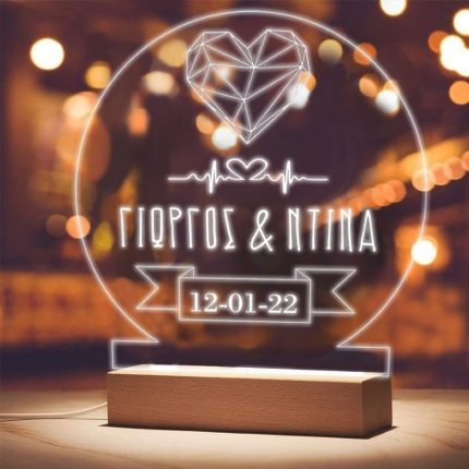 Φωτιστικό Led Plexiglass –  Diamond Heart | 536001