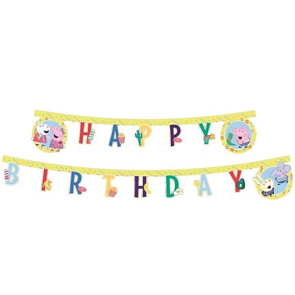 Γιρλάντα “Happy Birthday” Πέππα το Γουρουνάκι 200cm | 91103