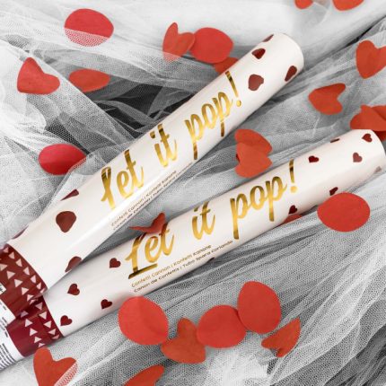 Κανονάκι Κομφετί με Κόκκινες Καρδιές | 9916485