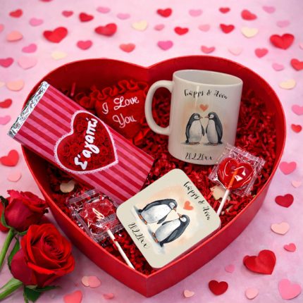 Κουτί Δώρο Penguins in Love | VK1803