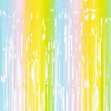 Mix Πολύχρωμη Μεταλλική Κουρτίνα Διακόσμησης (195x100εκ) | CRT3