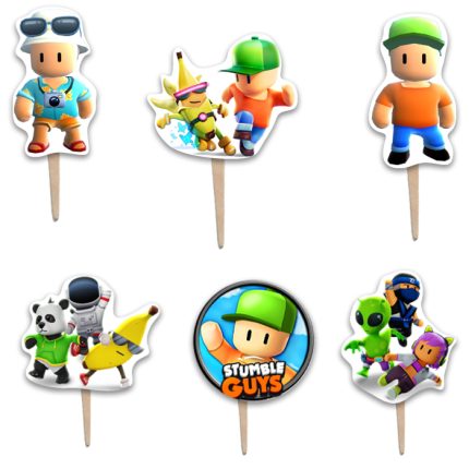 Οδοντογλυφίδες Stumble Guys 6τμχ (13cm) | P25917