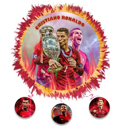 Πινιάτα Ποδοσφαιριστής – Cristiano Ronaldo (40 x 40 cm) | 553153