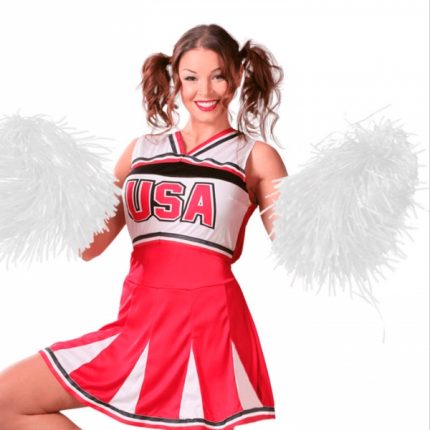 Pom Pom Μαζορέτας Άσπρο 1τμχ | PPWH