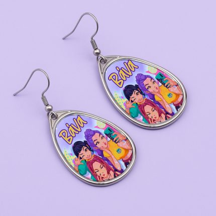 Μεταλλικά Σκουλαρίκια δάκρυ – K-Pop Demon Hunters (3 x 2,5εκ) | SUB1011424