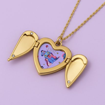 Μεταλλικό Κολιέ Καρδιά Χρυσό – K-Pop Demon Hunters 3εκ | SUB1011421