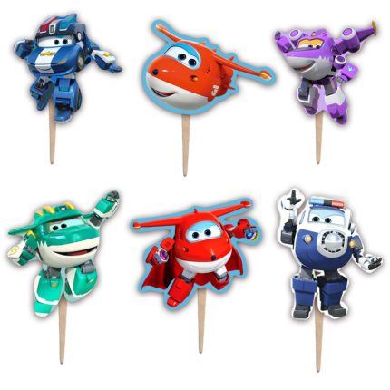 Οδοντογλυφίδες Πάρτυ Super Wings  6τμχ (13cm) | P25917