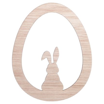 Πασχαλινός Λαγός σε Αυγό ΝΒ676 (8x10εκ)