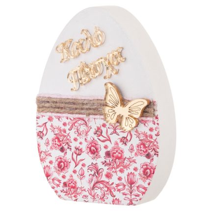 Κεραμικό Αυγό με Πεταλούδα Κ1039 10εκ