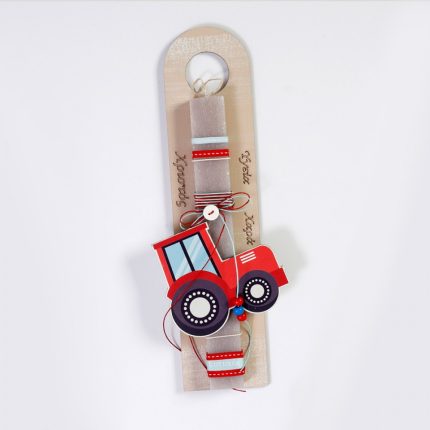 Πασχαλινή Λαμπάδα με Θέμα Τρακτέρ ΠΛ-178 (36x8cm) || Bellissimo