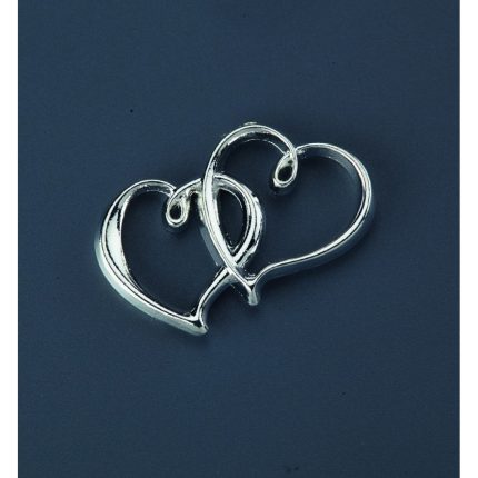 Διπλή Καρδιά Χρυσή 25τμχ (2x3εκ) NU1345