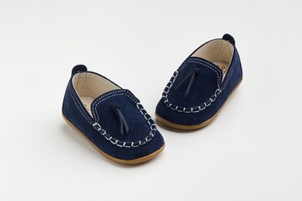 Χειροποίητο Βαπτιστικό Παπουτσάκι για Πρώτα Βήματα για Αγόρι Μπλε Α610Μ, Everkid