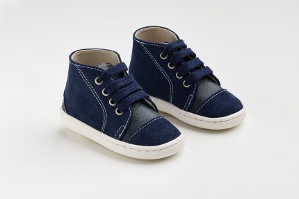 Χειροποίητο Βαπτιστικό Μποτάκιγια Πρώτα Βήματα για Αγόρι Μπλε FS67M, Everkid