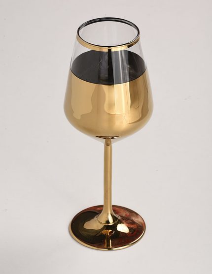 Ποτήρι Κρασιού Ντεγκραντέ Χρυσό Μελί | GL/14/84503