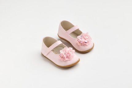 Χειροποίητη Βαπτιστική Μπαλαρίνα Πρώτα Βήματα για Κορίτσι Ροζ K635P | Everkid