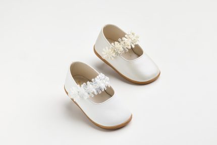 Χειροποίητη Βαπτιστική Μπαλαρίνα Πρώτα Βήματα για Κορίτσι Λευκό K635A | Everkid (Αντιγραφή)