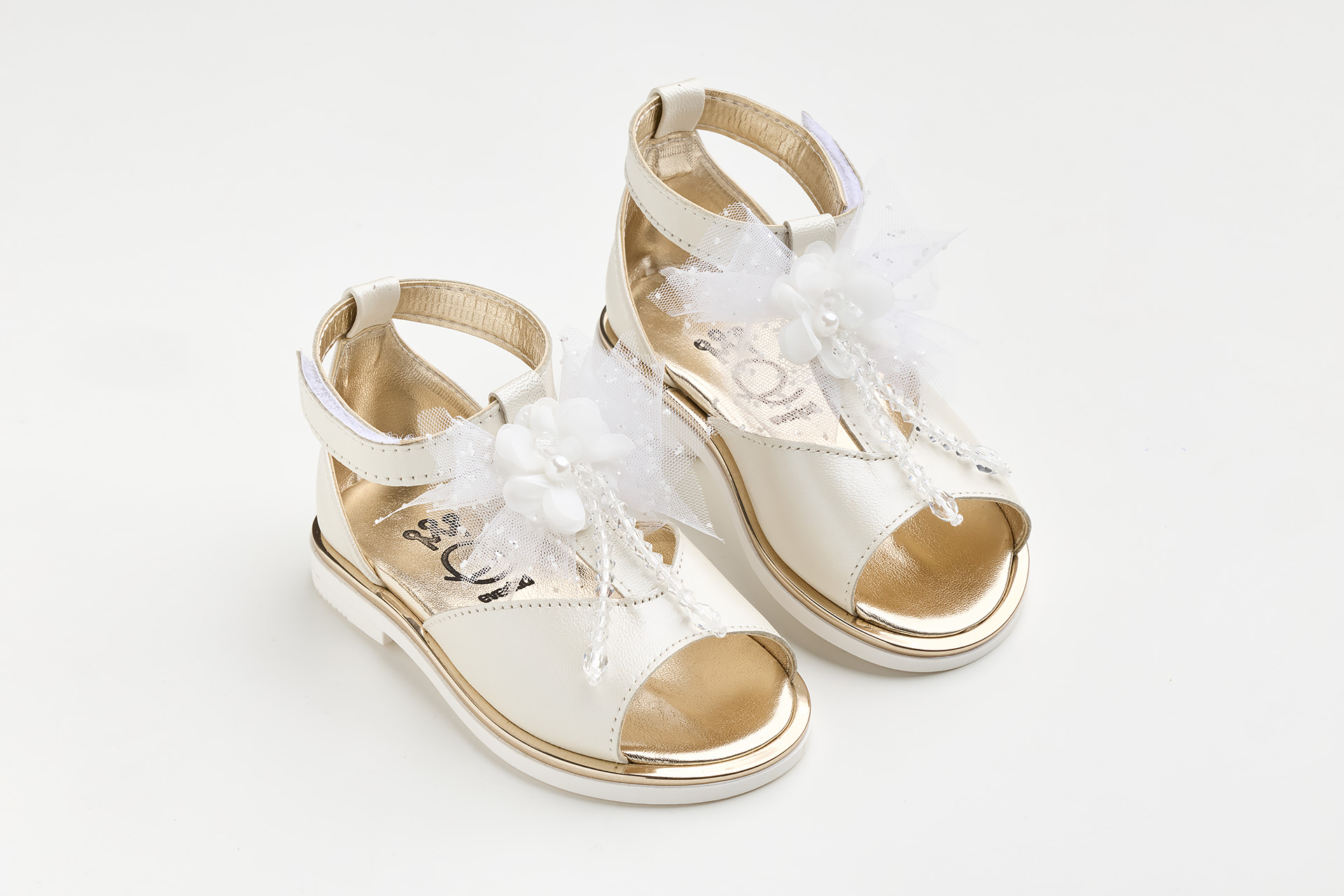 Χειροποίητο Βαπτιστικο Σανδάλι Περπατήματος για Κορίτσι Εκρού K646E | Everkid Χειροποίητο Βαπτιστικο Σανδάλι Περπατήματος για Κορίτσι Εκρού K646E | Everkid