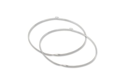 Στέφανα Γάμου Επάργυρα με Αμμοβολή STP4829 | Georgiou