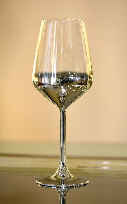 Ποτήρι Κρασιού Ντεγκραντέ Χρυσό Διάφανο | GL/13/46907