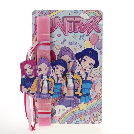 Πασχαλινή Λαμπάδα Huntrix με Ξύλινη Πινακίδα Πόρτας ΠΛ-2625 30cm || Bellissimo