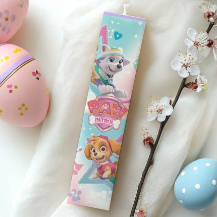 Λαμπάδα Paw Patrol Skye & Everest Τυπωμένη | LAM18