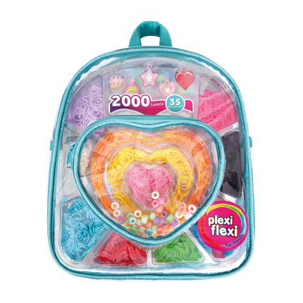 Plexi Flexi Σακίδιο Πλάτης Με 2000 Λαστιχάκια & 35 Αξεσουάρ 5+ - As Company