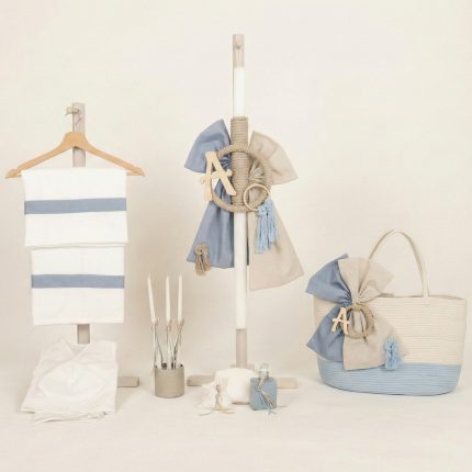 Σετ Βάπτισης για Αγόρι με Θέμα Μονόγραμμα Ραφ-Άμμου 26163