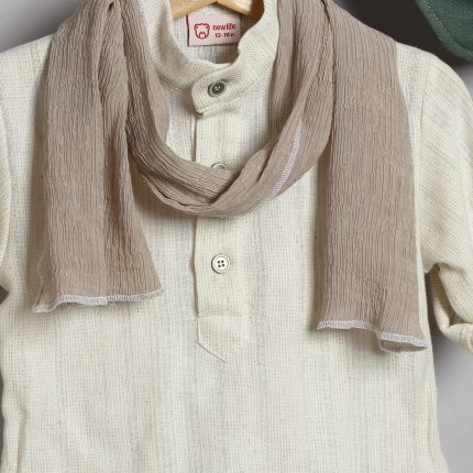 Βαπτιστικό Κοστουμάκι για Αγόρι Βεραμάν-Εκρού 3017-3, New Life