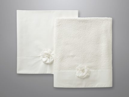 Βαπτιστικά Λαδόπανα για Κορίτσι Εκρού 223036, New Life