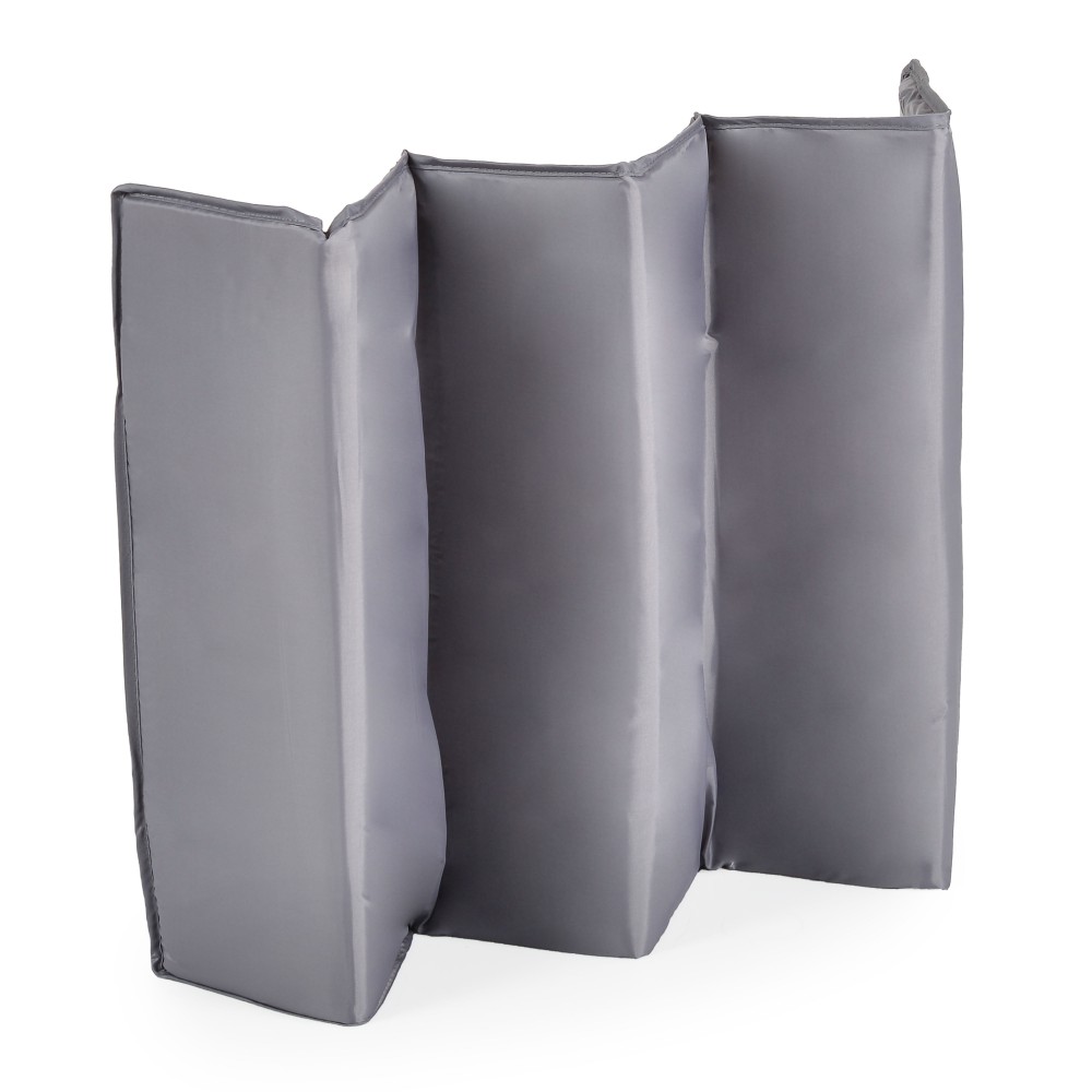 7462905-1000x1000 | La Vie en Rose Grey three-section padded room divider or screen with soft, foldable panels