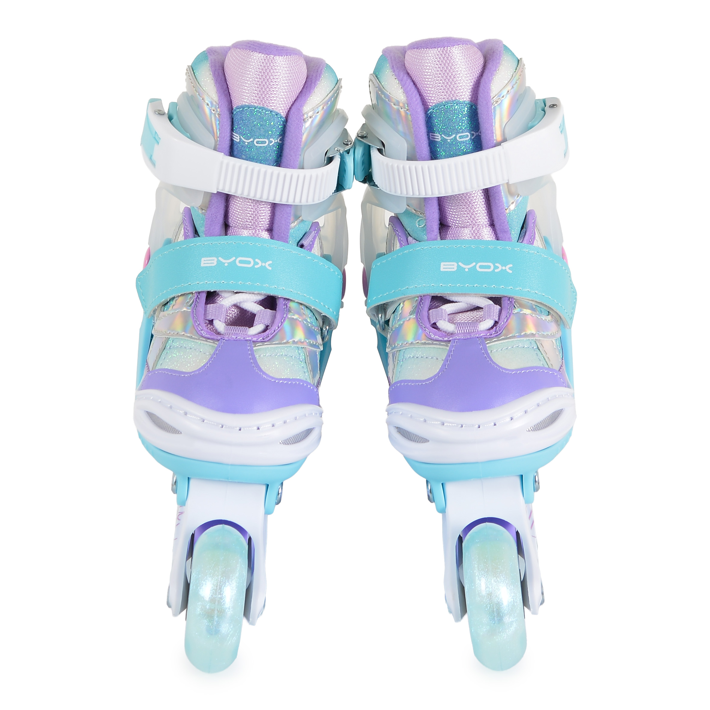 Byox Παιδικά Ρυθμιζόμενα Πατίνια Roller Inline Skates Rolox Violet με Φωτιζόμενο Τροχό Byox Παιδικά Ρυθμιζόμενα Πατίνια Roller Inline Skates Rolox Violet με Φωτιζόμενο Τροχό