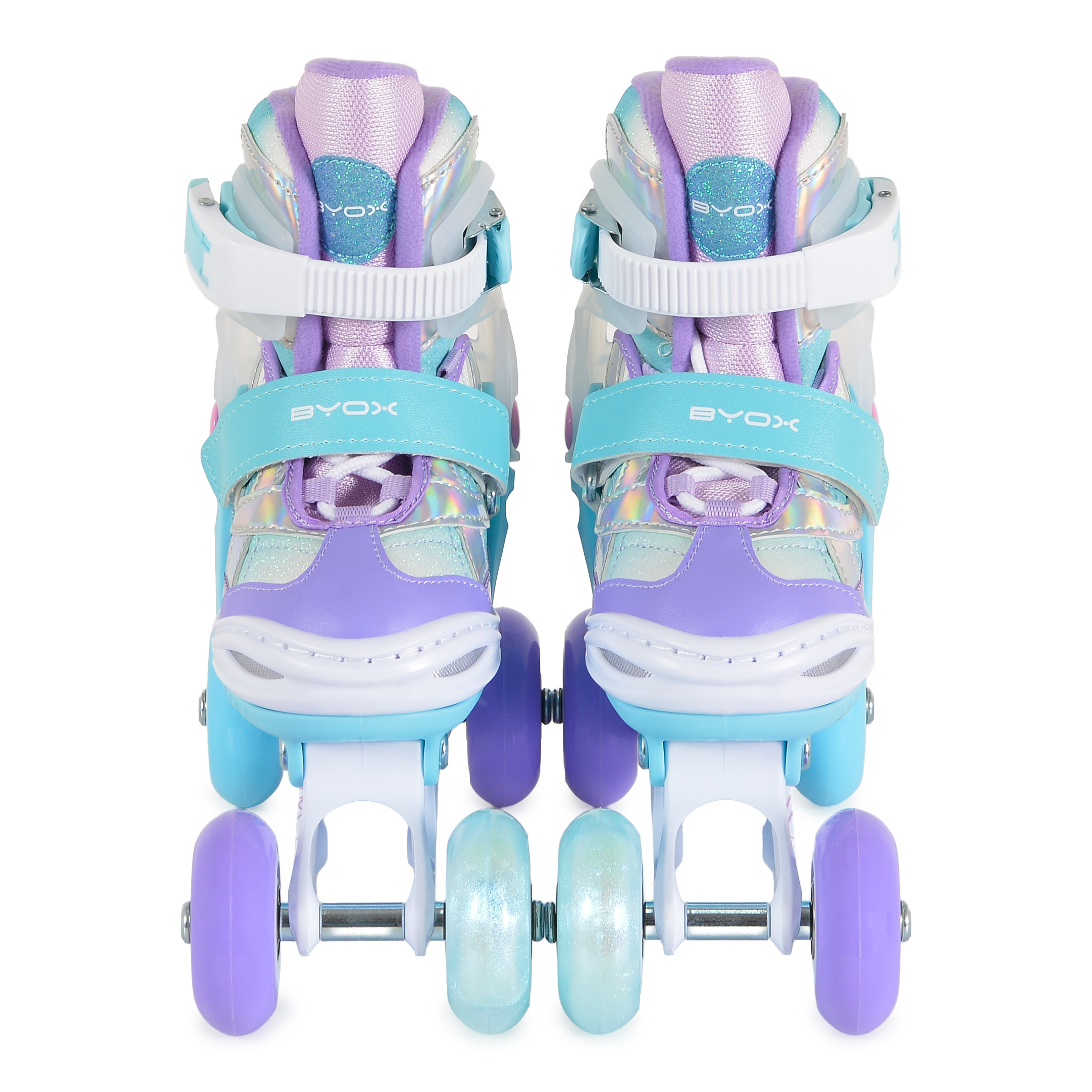 Byox Παιδικά Ρυθμιζόμενα Πατίνια Roller Inline Skates Rolox Violet με Φωτιζόμενο Τροχό Byox Παιδικά Ρυθμιζόμενα Πατίνια Roller Inline Skates Rolox Violet με Φωτιζόμενο Τροχό