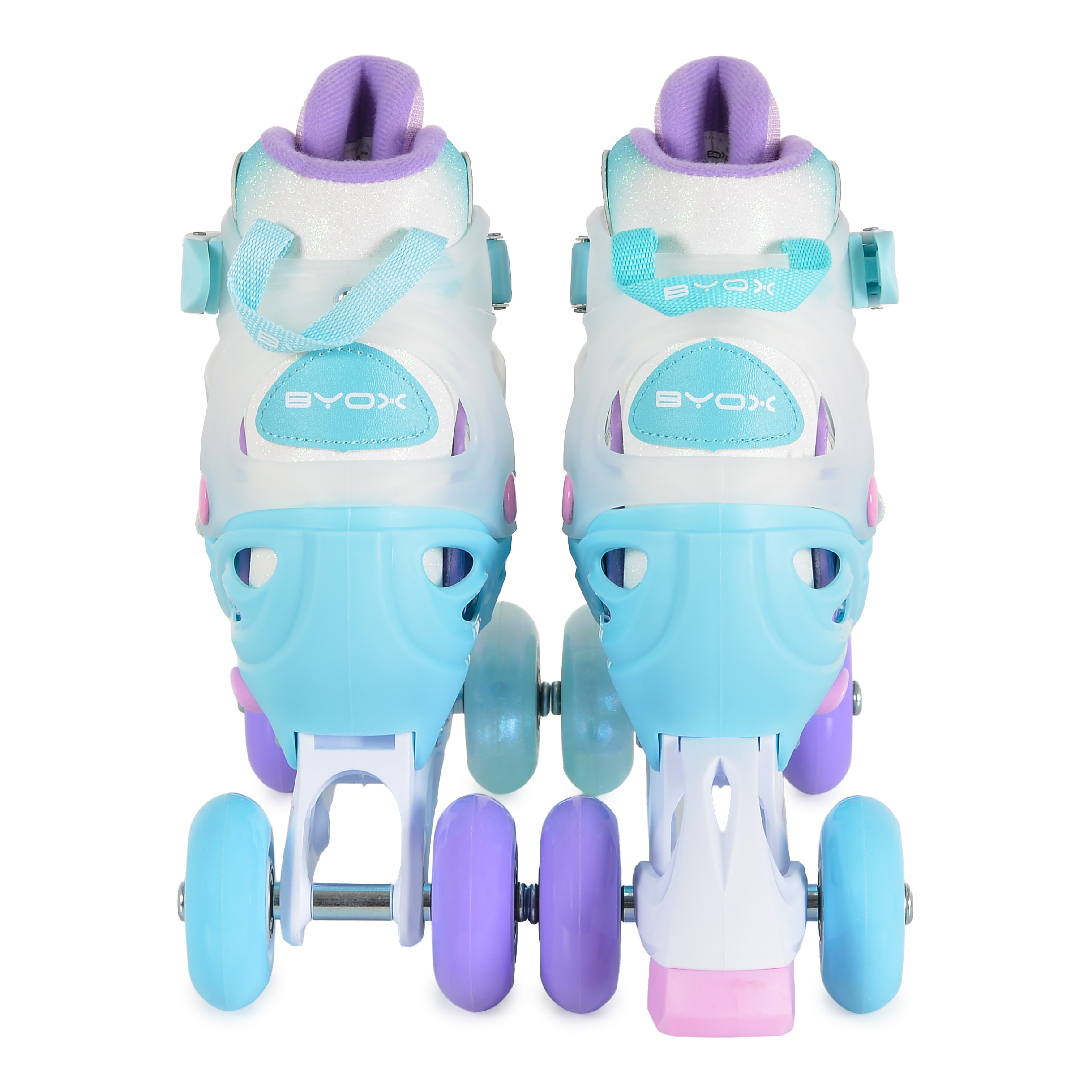 Byox Παιδικά Ρυθμιζόμενα Πατίνια Roller Inline Skates Rolox Violet με Φωτιζόμενο Τροχό Byox Παιδικά Ρυθμιζόμενα Πατίνια Roller Inline Skates Rolox Violet με Φωτιζόμενο Τροχό