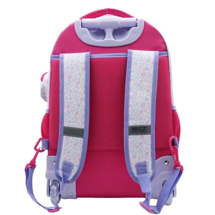 Τσάντα Τρόλεϊ My Melody Must Team για Δημοτικό με 3 Θήκες, 2 Ρόδες & Μονό Χερούλι 30L 31x24x45cm | 000490186 Diakakis
