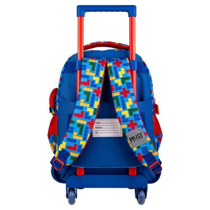 Σχολική Τσάντα Τρόλεϊ Δημοτικού Must Team Bricks 3 Θήκες 30L (34x20x45cm) | 000586186 Diakakis