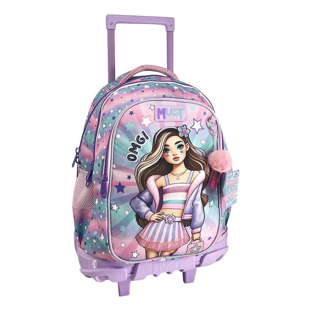 Σχολική Τσάντα Τρόλεϊ Δημοτικού Must Team Fashion Girl με 3 Θήκες 30L (34x20x44cm) | 000587227 Diakakis Σχολική Τσάντα Τρόλεϊ Δημοτικού Must Team Fashion Girl με 3 Θήκες 30L (34x20x44cm) | 000587227 Diakakis