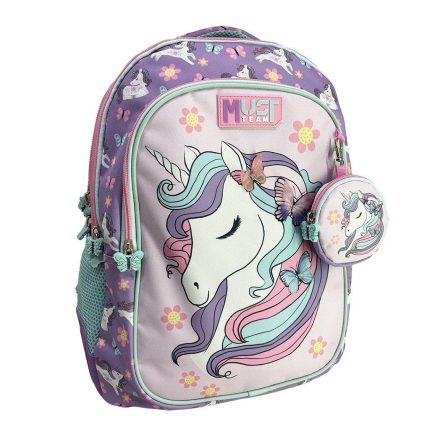 Σχολική Τσάντα Πλάτης Δημοτικού Must Team Lovely Unicorn 3 Θήκες 25L (32x18x43cm) | 000586281 Diakakis
