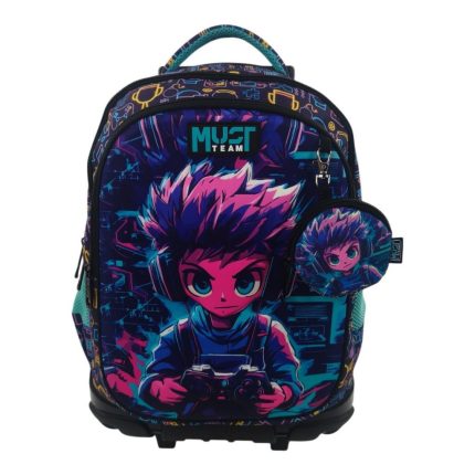 Σχολική Τσάντα Τρόλεϊ Δημοτικού Must Team Anime Boy 3 Θήκες 30L (34x20x44cm) | 000587682 Diakakis