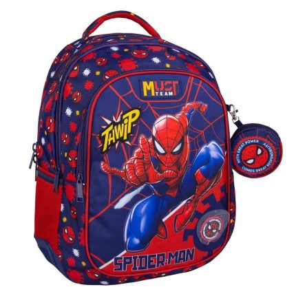 Σχολική Τσάντα Πλάτης Δημοτικού Spider-Man Thwip Must Team με 3 Θήκες (32x18x43cm) | 000508500 Diakakis