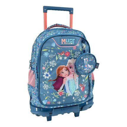Σχολική Τσάντα Τρόλεϊ Δημοτικού Disney Frozen Blue Must Team 3 Θήκες 30L (34x20x44cm) | 000565977 Diakakis