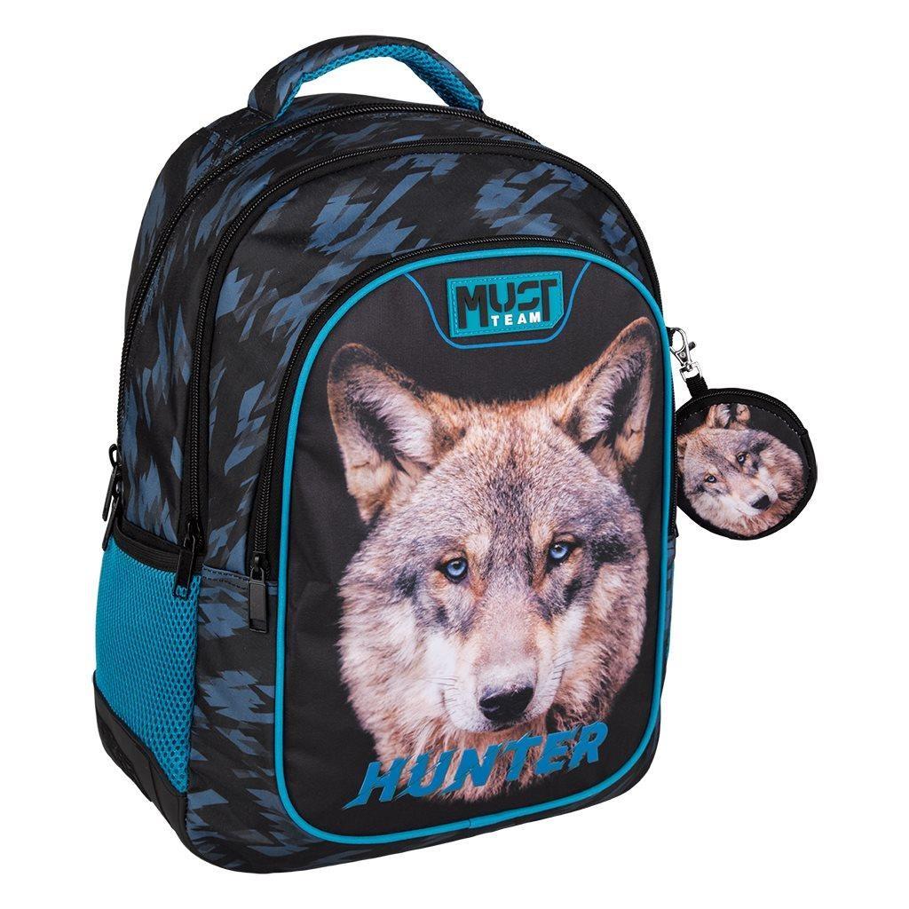 Σχολική Τσάντα Πλάτης Δημοτικού Must Team Wolf Hunter 3 Θήκες 25L (32x18x43cm) | 000571021 Diakakis Σχολική Τσάντα Πλάτης Δημοτικού Must Team Wolf Hunter 3 Θήκες 25L (32x18x43cm) | 000571021 Diakakis