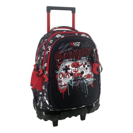 Σχολική Τσάντα Τρόλεϊ Δημοτικού Must Team Game Pad 3 Θήκες 30L (34x20x44cm) | 000587237 Diakakis