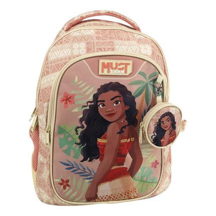Disney Vaiana 2 Παιδική Σχολική Τσάντα Πλάτης Δημοτικού Orange Must Team 3 Θήκες 25L (32x18x43cm) | 000565887 Diakakis