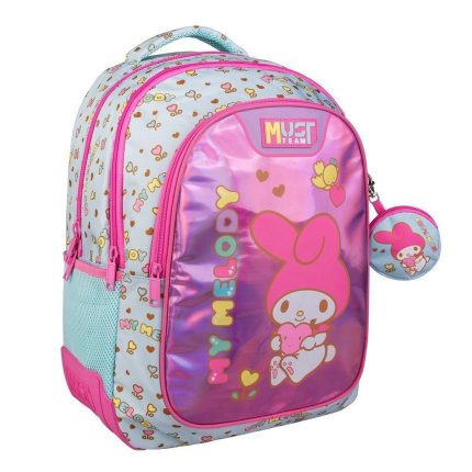 Σχολική Τσάντα Πλάτης Δημοτικού My Melody Must Team 3 Θήκες Γαλάζια 25L (32x18x43cm) | 000490121 Diakakis