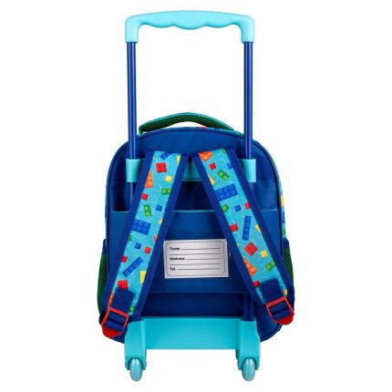 Must Team Bricks Σχολική Τσάντα Τρόλεϊ Νηπίου με 2 Θήκες 8L (27x10x31εκ) | 000586238 Diakakis