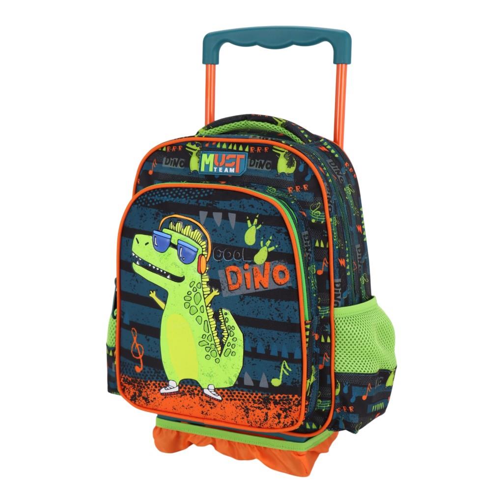 Σχολική Τσάντα Τρόλεϊ Νηπίου Must Team Music Dino με 2 Θήκες 8L (27x10x31εκ) | 000587665 Diakakis Σχολική Τσάντα Τρόλεϊ Νηπίου Must Team Music Dino με 2 Θήκες 8L (27x10x31εκ) | 000587665 Diakakis