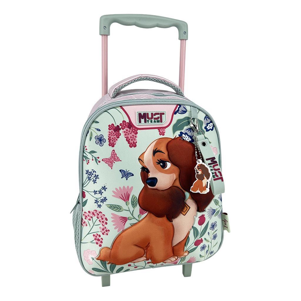 Σχολική Τσάντα Τρόλεϊ Νηπίου Disney Lady & The Tramp Must Team 2 Θήκες 8L (27x10x31cm) | 000565966 Diakakis Σχολική Τσάντα Τρόλεϊ Νηπίου Disney Lady & The Tramp Must Team 2 Θήκες 8L (27x10x31cm) | 000565966 Diakakis